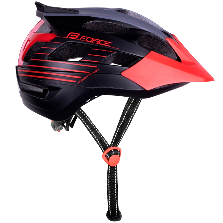 Casca de bicicleta Force RAPTOR MTB Negru-rosu  902972 photo 2